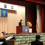 卒業生代表あいさつ
